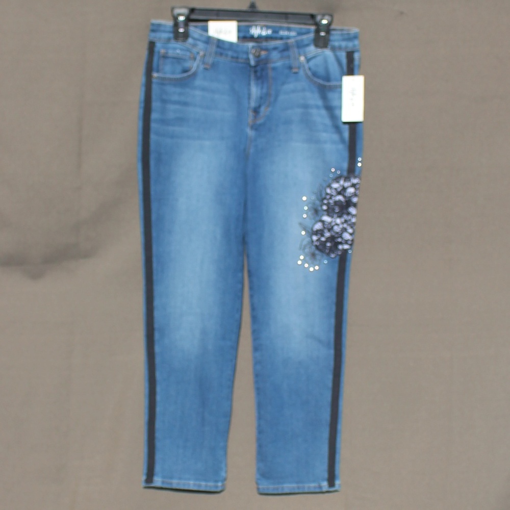 Women's High Rise Slim Leg Blue Jean 8P